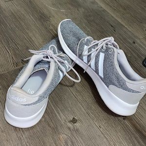 Grey Adidas tennis shoes!